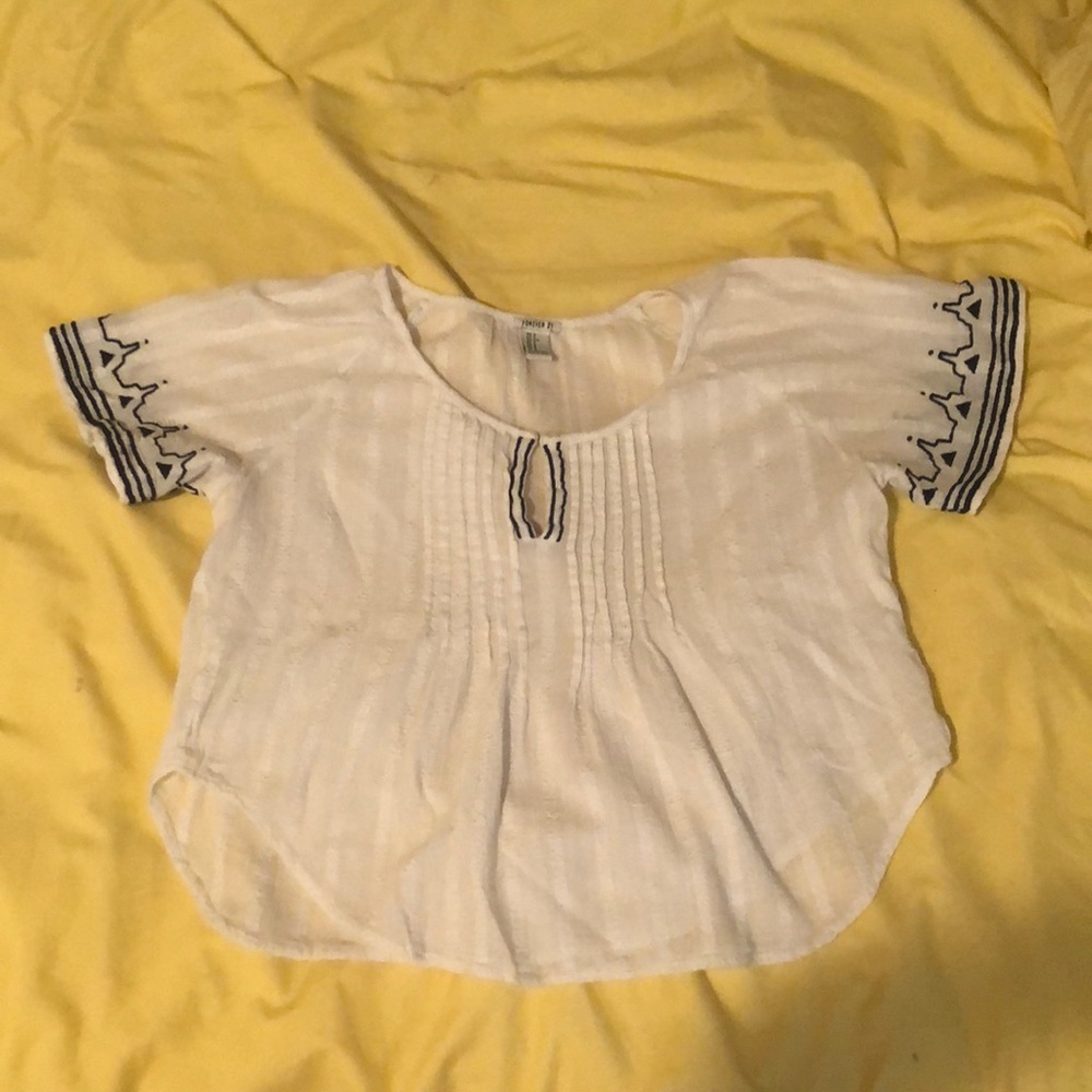 Forever 21 White Blouse